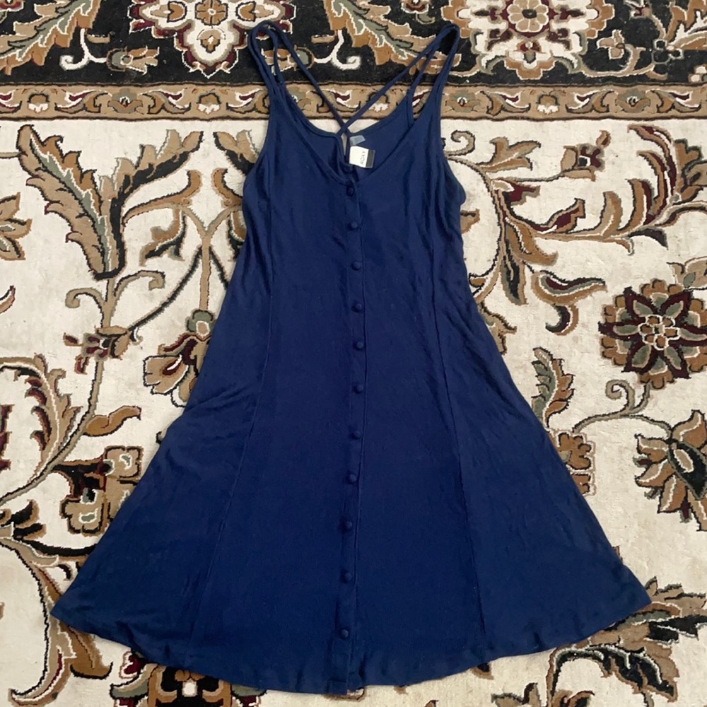 Roxy navy blue above the knee sundress